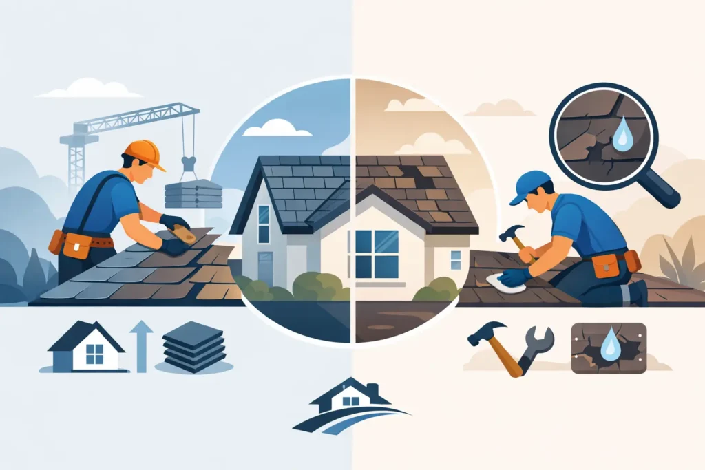 Roof Replacement vs Repair: What Makes Sense?